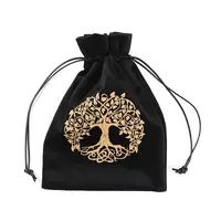 Tree of Life Pattern Velvet Packing Pouches