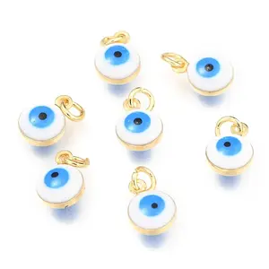 Brass Enamel Beads