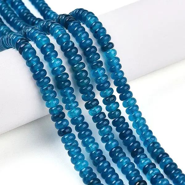 Dyed Natural White Jade Beads Strands