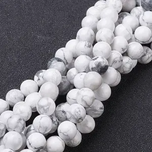Natural Howlite Beads Strands