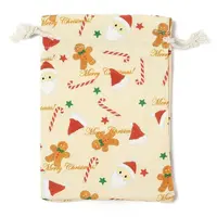 Christmas Theme Cloth Printed Storage Bags