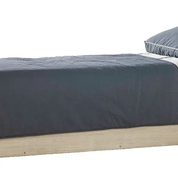 Studentská postel 90x200 se zásuvkou colin - dub kestína/šedá