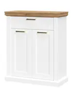 Předsíňová komoda artis - bílá/ořech pacific