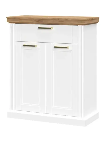 Předsíňová komoda artis - bílá/ořech pacific