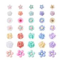 700Pcs 7 Styles Opaque Resin Cabochons