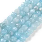 Natural White Jade Beads Strands