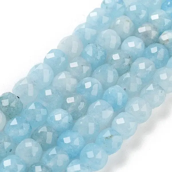 Natural White Jade Beads Strands