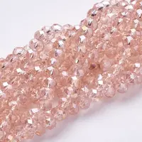 Electroplate Glass Beads Strands