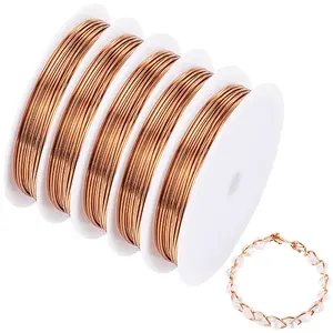 5 Rolls Copper Jewelry Craft Wire