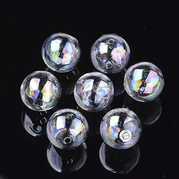 Handmade Blown Glass Globe Beads
