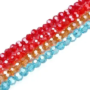 Electroplate Glass Bead Strands