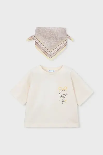 Detské bavlnené tričko Mayoral