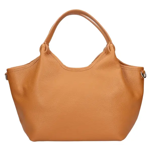 Dámská kožená kabelka Italia Sammy - světle hnědá