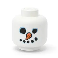 LEGO úložná hlava (velikost S) - sněhulák