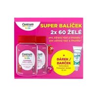 CENTRUM Gummies malina a jahoda 2 x 60 ks