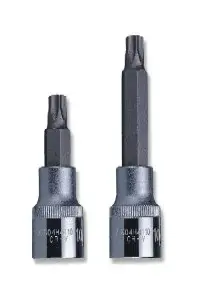 Zástrčné hlavice Torx, 1/2", velikosti T20-T70, délka 58 mm - JONNESWAY Velikost: T25
