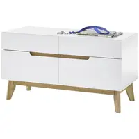 Livetastic LAVICE S BOTNÍKEM, přírodní barvy, bílá, 97/53/40 cm