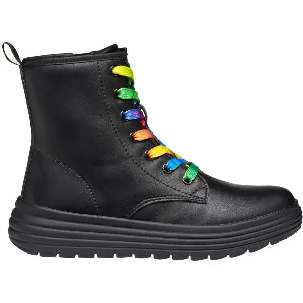 Geox J PHAOLAE Dievčenská voľnočasová obuv, čierna, veľkosť