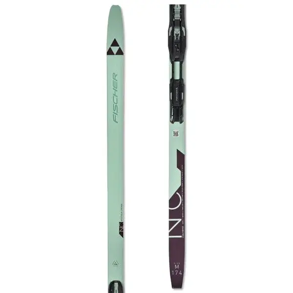 Fischer MYSTIQUE EF SET + BDG CONTROL STEP Dámske bežecké lyže s podporou stúpania, tyrkysová, veľkosť