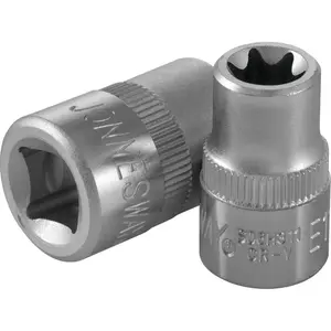 Nástrčné hlavice Torx E, velikosti E10 - E24, 1/2" - JONNESWAY Velikost: E20