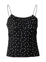 ABOUT YOU Top 'Linda'  čierna / biela