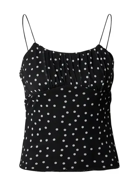 ABOUT YOU Top 'Linda'  čierna / biela