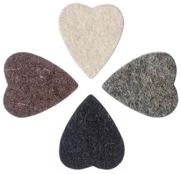 Timber Tones Felt Tones Heart Mixed 4-Pack