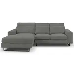 MID.YOU ROHOVÁ SEDAČKA, textil, šedá