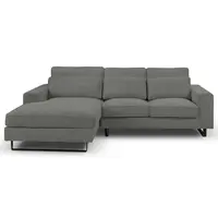 MID.YOU ROHOVÁ SEDAČKA, textil, šedá