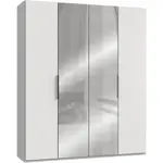 MID.YOU ŠATNÍ SKŘÍŇ S OTOČNÝMI DVEŘMI, bílá, 200/236/58 cm