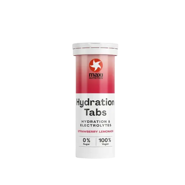 MAXI NUTRITION Hydratační tablety s příchutí jahodové limonády 40 g