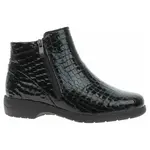 Dámské polokozačky Caprice 9-25305-41 black croco 38