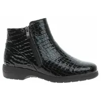 Dámské polokozačky Caprice 9-25305-41 black croco 38