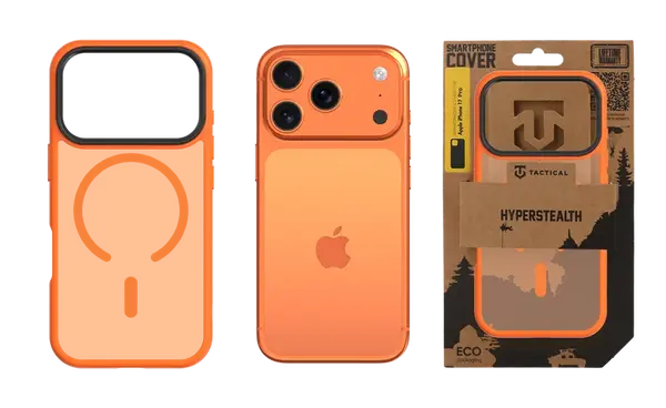 Zadní kryt Tactical MagForce Hyperstealth pro Apple iPhone 17 Pro, agent orange
