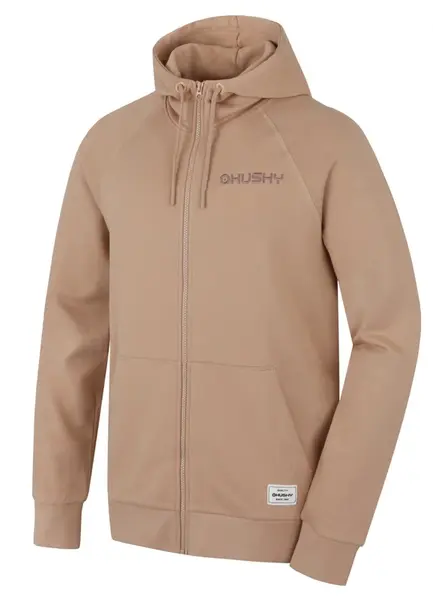 Husky  Brool M beige, XL Pánska bavlnená mikina