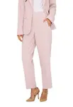 Ružové business nohavice