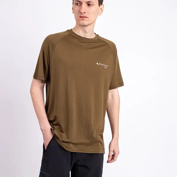 Tričko Klättermusen Groa SS Tee M's Olive
