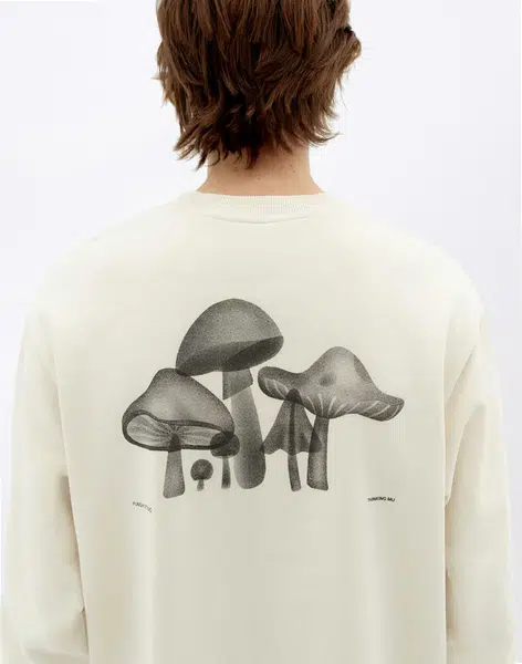 Thinking MU Funghi Leon Sweatshirt WHITE L