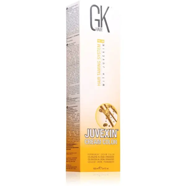 GK Hair Pro Line Hair Taming System With Juvenix Juvenix Cream Color barva na vlasy s keratinem odstín 10.1 Platinum Ash Blonde 100 ml