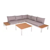 Gardenson TERASOVÁ SEDACÍ SOUPRAVA 4dílné, kov, plast, textil