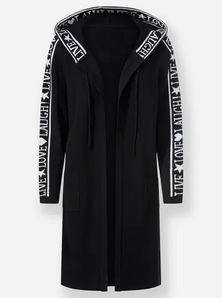 heine Kardigán  čierna / biela