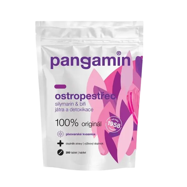 PANGAMIN Ostropestřec 200 tablet