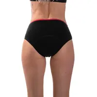 Repetky Menstruační kalhotky s merinem, vysoké, pro střední menstruaci XL