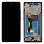 LCD display + dotyková deska + přední kryt pro Motorola Moto G86 Power 5G, Violet (Cosmic Sky) (Service Pack)