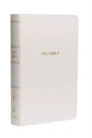 NKJV, Gift and Award Bible, Leather-Look, White, Red Letter, Comfort Print - Thomas Nelson