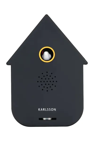 Nástenné hodiny s kukučkou Karlsson Modern Cuckoo 11,5 x 7,5 cm