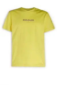 Žluté tričko Missoni s krátkým rukávem