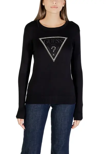 Černý svetr Guess s logem