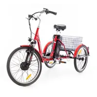 Tříkolové elektrické kolo Tornádo ZTECH, červené