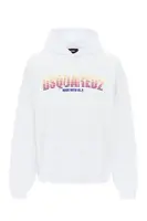 Bílá mikina Dsquared2 s kapucí